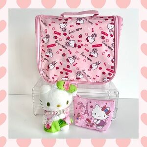 🩷(HK374) Hello Kitty Adorable 4-Piece Cosmetic Case Bundle!